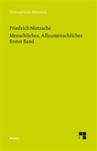 Friedrich Nietzsche, Claus-Artur Scheier - Menschliches, Allzumenschliches 1 (Neue Ausgabe 1886)