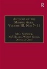 N.F. Blake, Douglas Gray, Gray Douglas, M.C. Seymour - Authors of the Middle Ages, Volume III, Nos 7–11