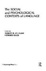 H. Giles, Giles H., R. N. St. Clalr - The Social and Psychological Contexts of Language