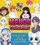 Editors of Chartwell Books - Manga Coloring Book
