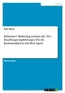 Julia Meier - Influencer Marketing jenseits der 50+. Handlungsempfehlungen für die Kommunikation mit Best Agern