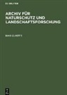Degruyter - Archiv für Naturschutz und Landschaftsforschung. Band 22, Heft 3