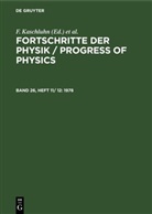 F. Kaschluhn, A. Lösche, R. Ritschl, R Rompe, R. Rompe - Fortschritte der Physik / Progress of Physics - Band 26, Heft 11/ 12: 1978