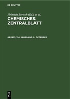 Heinrich Bertsch, Wilhelm Klemm, Maximilian Pflücke - Chemisches Zentralblatt - 49/1953, 124. Jahrgang: 9. Dezember