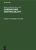 Heinrich Bertsch, Wilhelm Klemm, Maximilian Pflücke - Chemisches Zentralblatt - 20/1956, 127. Jahrgang: 16. Mai 1956