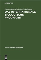 Christian O. Lehmann, Hans Stubbe - Das internationale biologische Programm