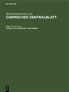Heinrich Bertsch, Wilhelm Klemm, Maximilian Pflücke, Helga Völz, Christian Weiske - Chemisches Zentralblatt - 37/1968, 139. Jahrgang: 11 September