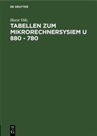 Horst Völz - Tabellen zum Mikrorechnersysiem U 880 - 780