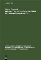 Günter Tembrock - Verhaltenswissenschaften in Theorie und Praxis