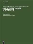 Siegfrid Blum, Sybille Blum, Rudolf Große, Sächsische Akademie Der Wissenschaften Zu Leipzig - C und D