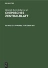 Heinrich Bertsch, Wilhelm Klemm, Maximilian Pflücke - Chemisches Zentralblatt - 40/1956, 127. Jahrgang: 3. Oktober 1956