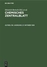 Heinrich Bertsch, Wilhelm Klemm, Maximilian Pflücke - Chemisches Zentralblatt - 42/1959, 130. Jahrgang: 21. Oktober 1959