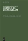 Heinrich Bertsch, Wilhelm Klemm, Maximilian Pflücke - Chemisches Zentralblatt - 17/1953, 124. Jahrgang: 29. April 1953