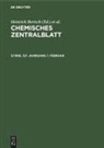 Heinrich Bertsch, Wilhelm Klemm, Maximilian Pflücke - Chemisches Zentralblatt - 5/1956, 127. Jahrgang: 1. Februar
