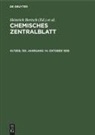 Heinrich Bertsch, Wilhelm Klemm, Maximilian Pflücke - Chemisches Zentralblatt - 41/1959, 130. Jahrgang: 14. Oktober 1959