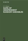 V. V. Petrov - Sums of Independent Random Variables