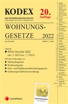 Werner Doralt - KODEX Wohnungsgesetze 2022 - inkl. App