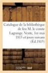 Collectif - Catalogue de la bibliotheque de