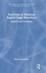 Philip Butterworth - Functions of Medieval English Stage Directions