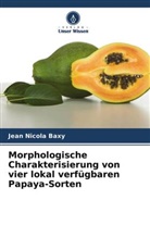 Jean Nicola Baxy - Morphologische Charakterisierung von vier lokal verfügbaren Papaya-Sorten