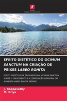 M. Priya, J. Roopavathy - EFEITO DIETÉTICO DO OCIMUM SANCTUM NA CRIAÇÃO DE PEIXES LABEO ROHITA