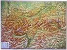 Mario Engelhardt, André Markgraf, Georelief Dresden, georelief GbR - Tirol, Reliefkarte 1:325.000