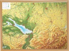 Mario Engelhardt, André Markgraf, Georelief Dresden, georelief GbR - Allgäu Bodensee, Reliefkarte 1:200.000 mit Naturholzrahmen