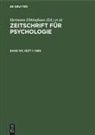 Hermann Ebbinghaus, Arthur König - Zeitschrift für Psychologie - Band 197, Heft 1: 1989