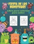 Salvador Morales - Fiesta de los Monstruos Libro de Colorear para Niños