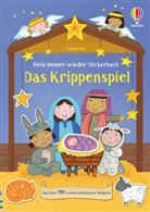Felicity Brooks, Kay Widdowson - Mein Immer-wieder-Stickerbuch: Das Krippenspiel
