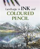 Helen Hanson, Hanson Helen - Landscape in Ink and Coloured Pencil