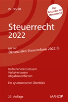 Werner Doralt - Steuerrecht 2022