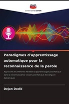 Dejan Dodi¿, Dejan Dodic - Paradigmes d'apprentissage automatique pour la reconnaissance de la parole