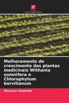 Bhushan Naphade - Melhoramento do crescimento das plantas medicinais Withania somnifera e Chlorophytum borvilianum