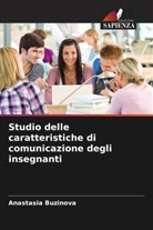 Anastasia Buzinova - Studio delle caratteristiche di comunicazione degli insegnanti