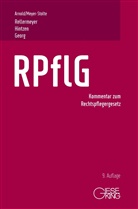 Egon Arnold, Egon (Dr.) Arnold, Manfred Georg, Udo Hintzen, Klaus Meyer-Stolte, Rellermeyer... - RPflG