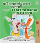Shelley Admont, Kidkiddos Books - I Love to Brush My Teeth (Bengali English Bilingual Book for Kids)