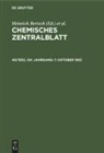 Heinrich Bertsch, Wilhelm Klemm, Maximilian Pflücke - Chemisches Zentralblatt - 40/1953, 124. Jahrgang: 7. Oktober 1953