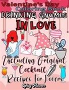 Spicy Flower - Valentine's Day Coloring Book Including Original Cocktail Recipes For Lovers