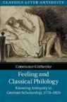 Constanze (University of Oxford) Guthenke, Constanze Güthenke - Feeling and Classical Philology