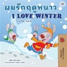 Shelley Admont, Kidkiddos Books - I Love Winter (Thai English Bilingual Children's Book)