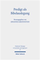 Johannes Greifenstein - Predigt als Bibelauslegung