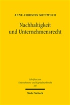 Anne-Christin Mittwoch - Nachhaltigkeit und Unternehmensrecht