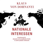 Klaus Von Dohnanyi, Klaus von Dohnanyi, Sebastian Dunkelberg - Nationale Interessen, Audio-CD, MP3 (Hörbuch)