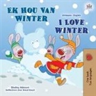 Shelley Admont, Kidkiddos Books - I Love Winter (Afrikaans English Bilingual Children's Book)