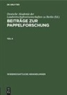 Deutsche Akademie der Landwirtschaftswissenschaften zu Berlin - Beiträge zur Pappelforschung - Teil 6: Beiträge zur Pappelforschung. Teil 6