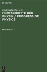 F. Kaschluhn, A. Lösche, R. Ritschl, R Rompe, R. Rompe - Fortschritte der Physik / Progress of Physics - Band 28, Heft 5: Fortschritte der Physik / Progress of Physics. Band 28, Heft 5