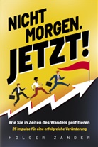 Holger Zander - Nicht morgen. Jetzt!