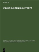 Degruyter - Frühe Burgen und Städte