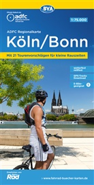 Allgemeiner Deutscher Fahrrad-Club e.V. (ADFC), Bike, BVA BikeMedia GmbH, Allgemeiner Deutscher Fahrrad-Club e V (ADFC - ADFC-Regionalkarte Köln/Bonn 1:75.000, reiß- und wetterfest, GPS-Tracks Download